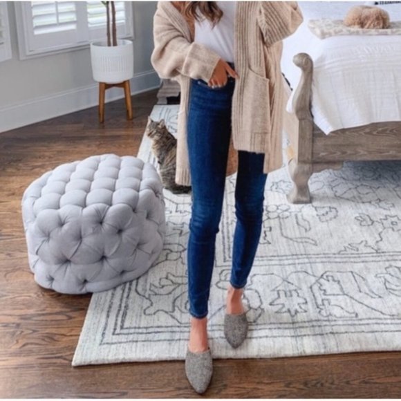 Parisian Slip On Mule in Spotty Calf Hair Pointed Toe Flat Leopard Cheetah Print - Picture 12 of 12